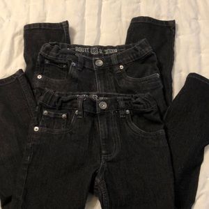 2 pair of Route 66 boys jeans